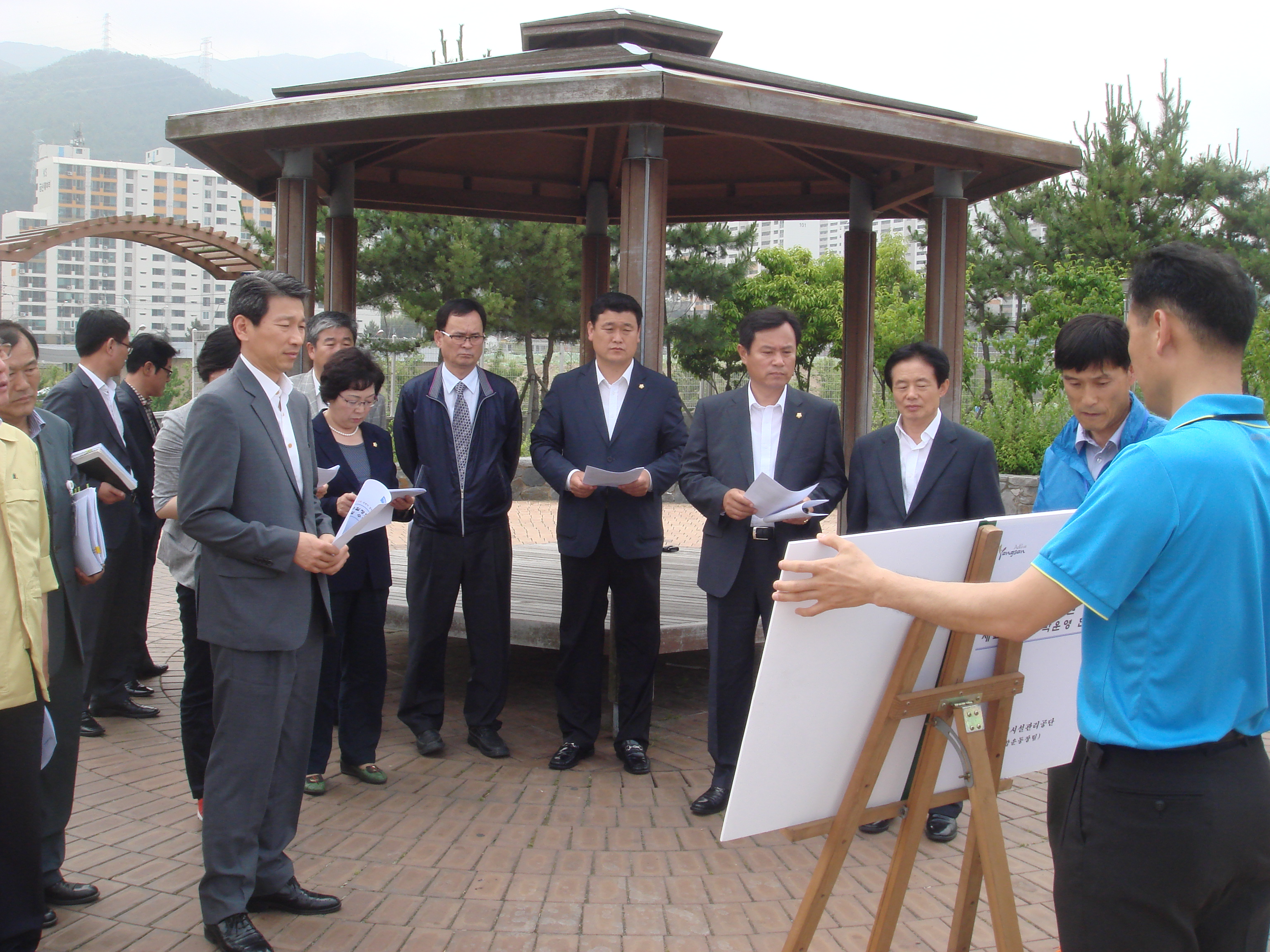 양산시의회 기획총무위원회 현장확인 대표이미지