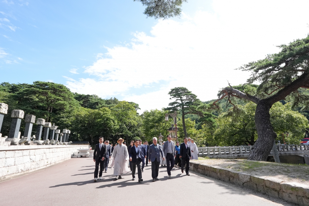 통도사 무풍한송로 및 주변 정비사업 준공식 이미지(4)