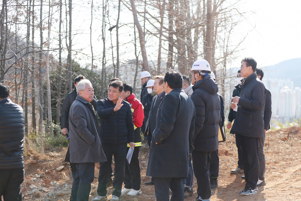 시민공감 소통집무실-웅상센트럴파크 조성사업 추진현황 점검- 이미지(4)