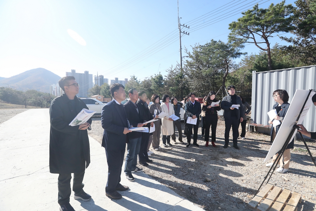 양산시의회 제2차 정례회 공유재산관리계획안 심사 사전 현장활동 이미지(1)