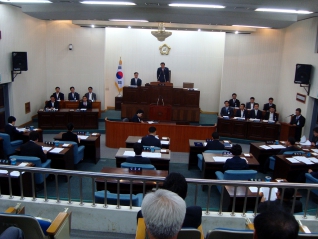 제116회 양산시의회 정례회 1차 본회의 대표이미지