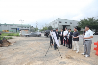 제195회 양산시의회 임시회 제2회 추가경정예산 심사대비 도시건설위원회 현장활동 대표이미지