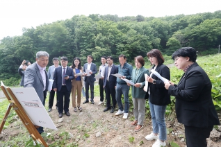 공유재산관리계획안 심사대비 사전 현장활동 대표이미지