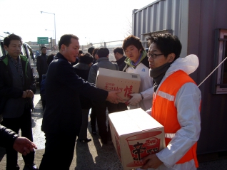 구제역 초소 격려 방문 대표이미지