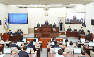 제206회 양산시의회 임시회 제1차 본회의 대표이미지